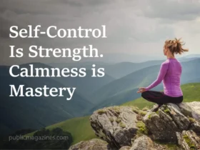 Self-Control Is Strength. Calmness Mastery. You-Tymoff